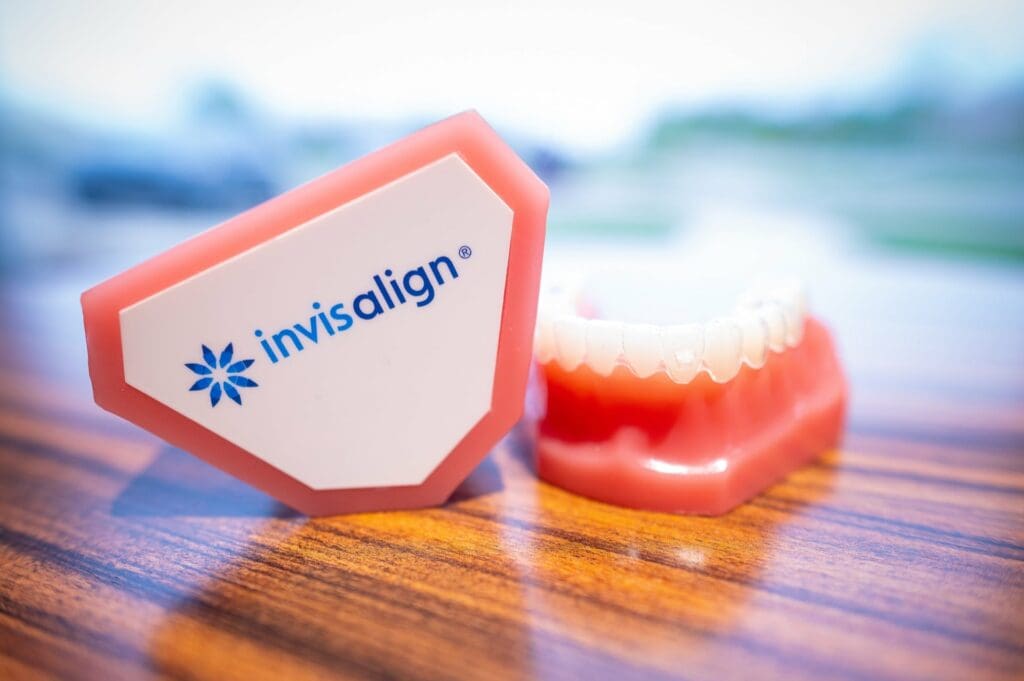 Typodont with Invisalign- Align Orthodontics